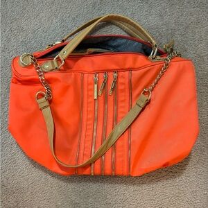 Orange Olivia +Joy large handbag